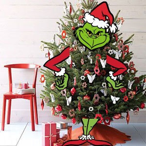 Decoraciones Navideñas De Grinch Para Árbol De Navidad