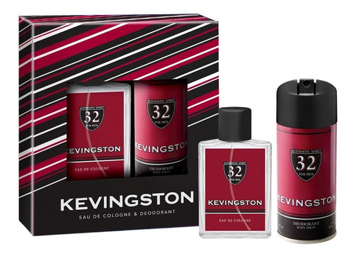 Pack Regalo Hombre Perfume Kevingston 32 Colonia + Deo 