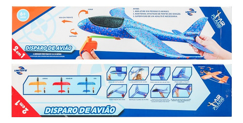 Aviao Com Lançador Elastico Sortidos