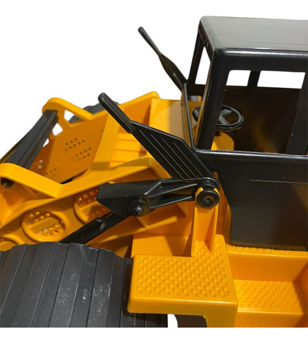Kit 2 Trator Construção Brinquedo Fricção Escavadeira Pá