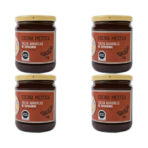 Salsa Agridulce Cocina Mestiza Tamarindo 525 G - 4 Pza