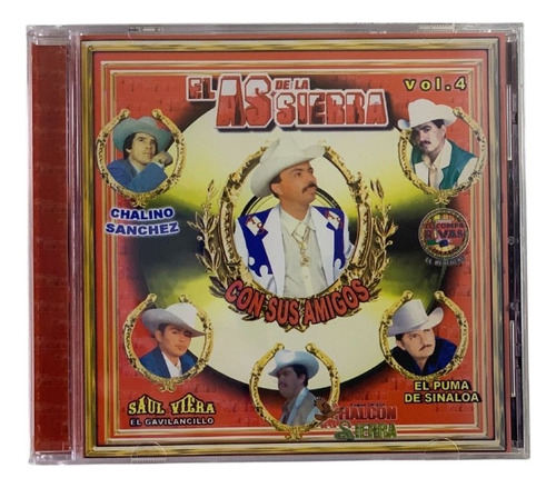 Disco De El As De La Sierra Con Sus Amigos Vol 4