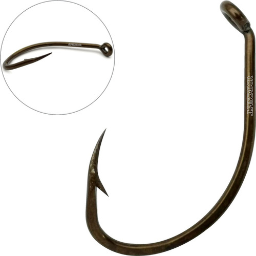 Anzuelo Mustad Clásico Pesca Rio Lago #4/0 Bronce X12