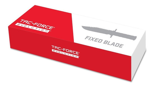 Imagen 5 de 6 de Cuchillo Tactico Tac Force Evolution Tfe-fix003 Funda Ffaa
