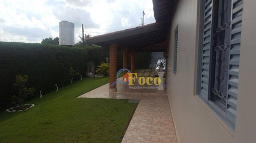 Chácara Com 3 Dormitórios À Venda, 1000 M² Por R$ 600.000,00 - Terras De San Marco - Itatiba/sp - Ch0067