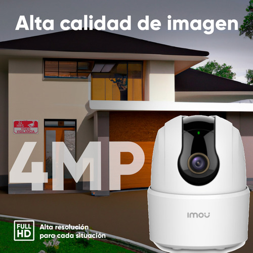 Camara Ip Imou Ranger 2c 4mp Pt Autotracking Audio Sirena