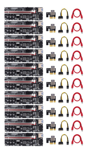 10 Unidades Pcie Riser 011 V011pro Pci E Express Pci-e 16x R