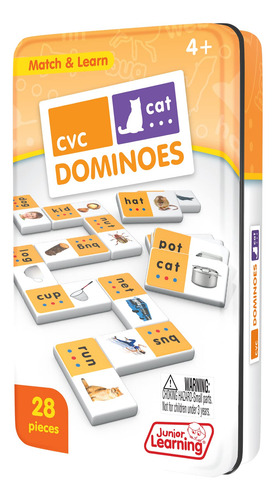 Juego Dominoes Junior Learning Cvc Match & Learn De 28 Pieza