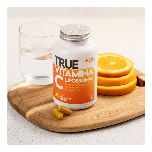 Vitamina C Lipossomal True Source 60 Cápsulas Original