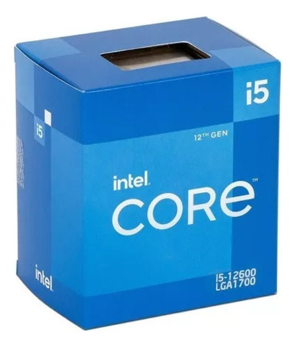 Procesador Intel Core I5-12600 Gen 12, 6 Núcleos, Caché 18mb