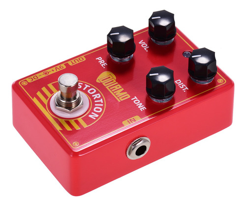Pedal De Efeito De Guitarra De Distorção Dolamo D-9 Com Pres