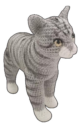 Patrón De Gato Gatito Real Realístico Crochet Amigurumi 