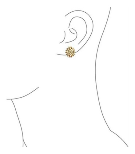 Pendientes De Clip De Perlas De Imitación De Estilo Art Deco