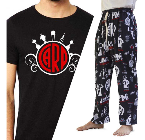 Conjunto Pijama River Remera Pantalón Diseños Varios