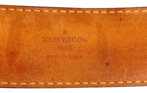 Cinto Louis Vuitton Masculino Damier Ébène