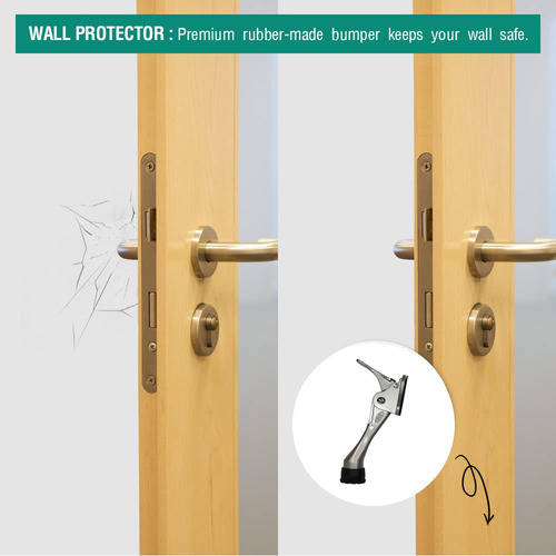 Tope Para Puerta De Un Solo Toque 4 Pulgadas Altura Ajustabl