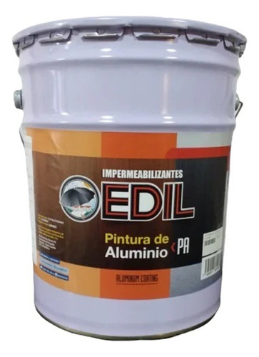 Pintura De Aluminio Luminizada Edil 5 Gal