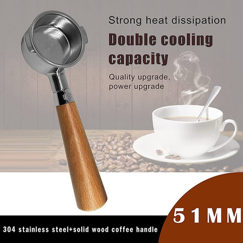 Portafiltro De 51 Mm Compatible Con Delonghi Icona Ecp Ecov3