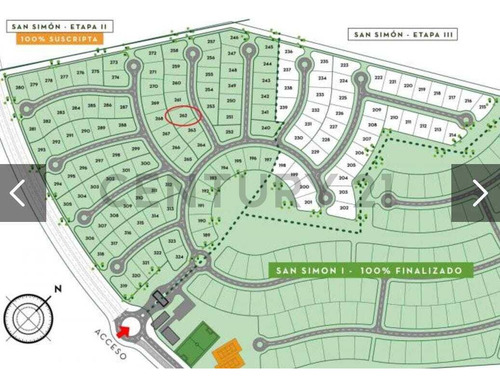 Lote En Venta Barrio San Simon