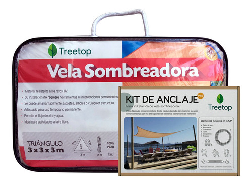 Imagen 1 de 7 de Pack: Vela 3 × 3 × 3 M Color Mocha + Kit De Anclaje