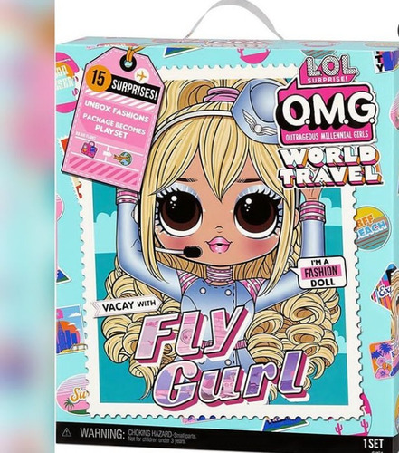 Lol Omg Travel World Fly Gurl Originales Nueva Serie 1m