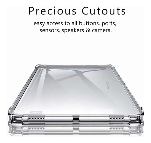 Capa Capinha Transparente Flexível Para Tablet Moto Tab G70