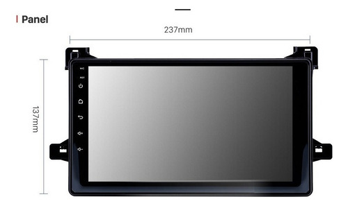 Android Toyota Prius 2016-2021 Gps Wifi Carplay Touch Usb Hd