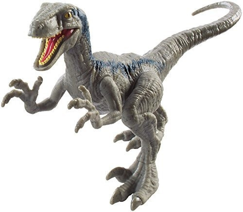 Jurassic World Attack Pack Velociraptor Blue Figure