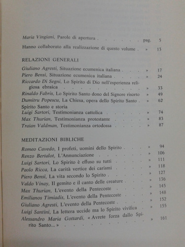 Imagen 3 de 5 de Lo Spirito Santo Pegno E Primizia Del Regno * Varios Autores