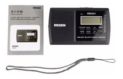 Rádio Receptor Degen De221 Am/fm Stéreo/sw Multibanda