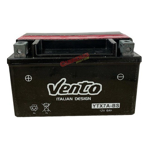 Bateria Moto Ytx7a-bs Acido Dakar/lf120/vx Vento