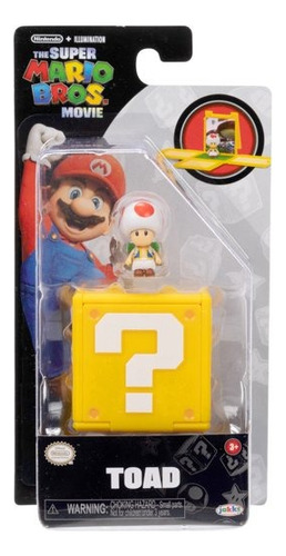  Super Mario Bros La Pelicula Toad Mini Figura Articulada