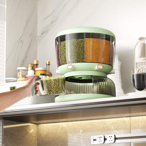Contenedor Para Almacenar Arroz Y Granos, Dispensador De