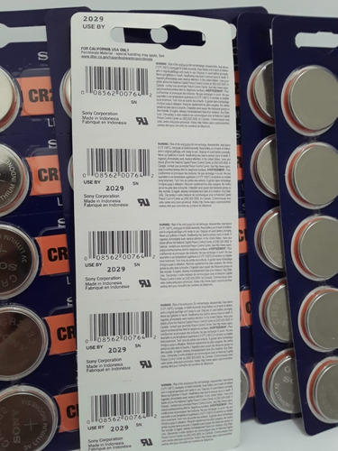 15 Baterias Pillhas Sony Cr 2032 Original 3v Atacado