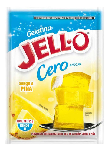 Gelatina Jello-o Light Piña 25g