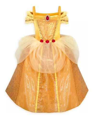 Bella Vestido Disfraz De La Bella Y La Bestia Disney Store