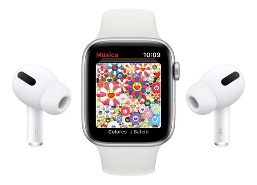 Apple Watch SE (GPS, 40mm) - Caja de aluminio color gris espacial - Correa deportiva Negra