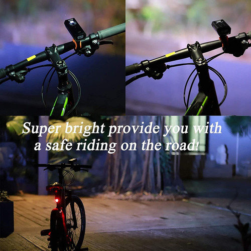 Victagen 2021 Newest 5000 Lumens Bike Lights Front And Back,