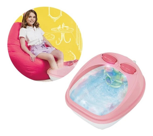 Set Infantil Kit De Belleza Spa De Pedicure Con Accesorios