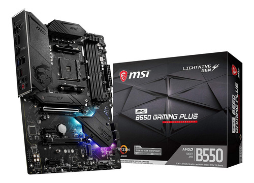 Placa-mãe Msi Mpg B550 Gaming Plus Amd Am4 Ddr4 Atx