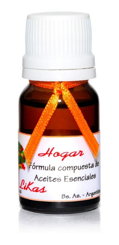 Formula Hogar De Aceites Esenciales Likas Aromaterapia 12cc