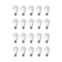 Comprar Pack 20 Unidades Lamparas 7 Watts Fria Led Bajo Consumo Leds
