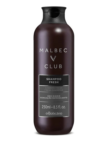 Shampoo Para Hombre Fresh Club 250ml Ma - mL a $118