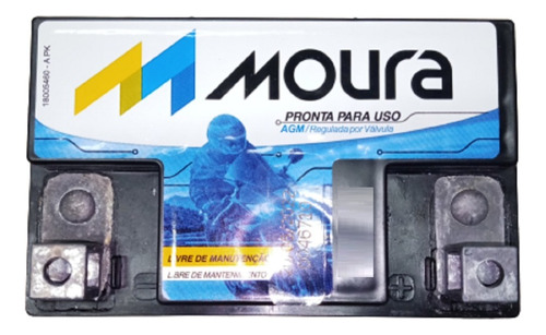 Bateria Moto Honda Nxr Bros 150 Es Flex 2014 - Moura Ma5-d