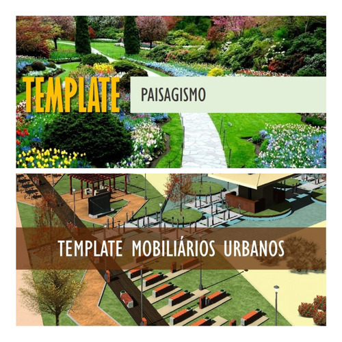 Template Revit Mobiliário Urbano Paisagismo Brinde Família