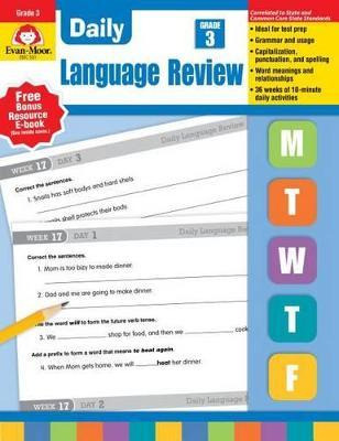 Libro Daily Language Review Grade 3 - Evan-moor Education...