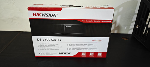 Nvr 4 Megapixel / 8 Canales Ip / 1 Bahía / 2 Antenas Wifi (Usado)