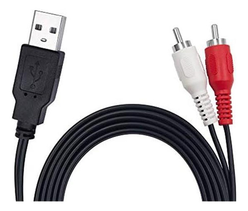 Cable De Huttek Usb A Rca, Cable Aux Aux De Audio Rca, Usb A