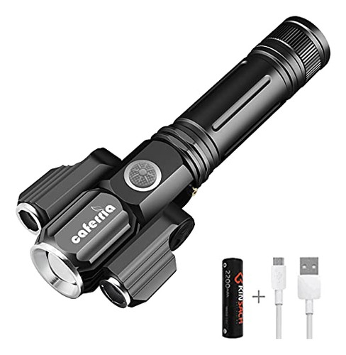 Led Tactical Flashlight 1000 Lumens Electric Torch Ultr...