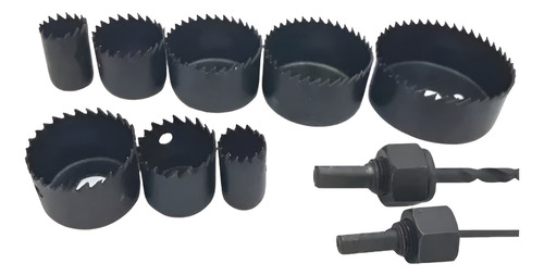 Mechas Sierra Copa Para Madera Plastico Yeso Juego 11 Piezas